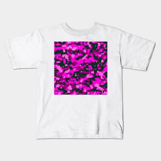 Purple Digital Camouflage Kids T-Shirt